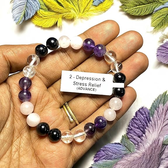 Depression Healing Bracelet (8 MM) - GOOD HABITSS