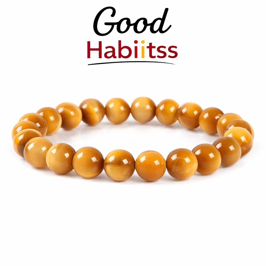 Gold Tiger Eye Bracelet - GOOD HABITSS