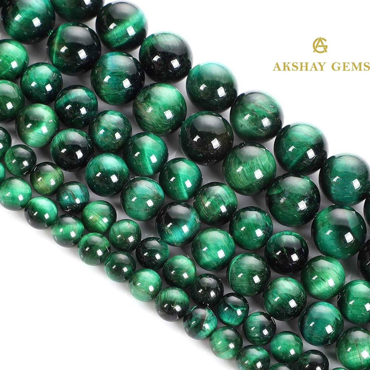 Green Tiger Eye String - GOOD HABITSS