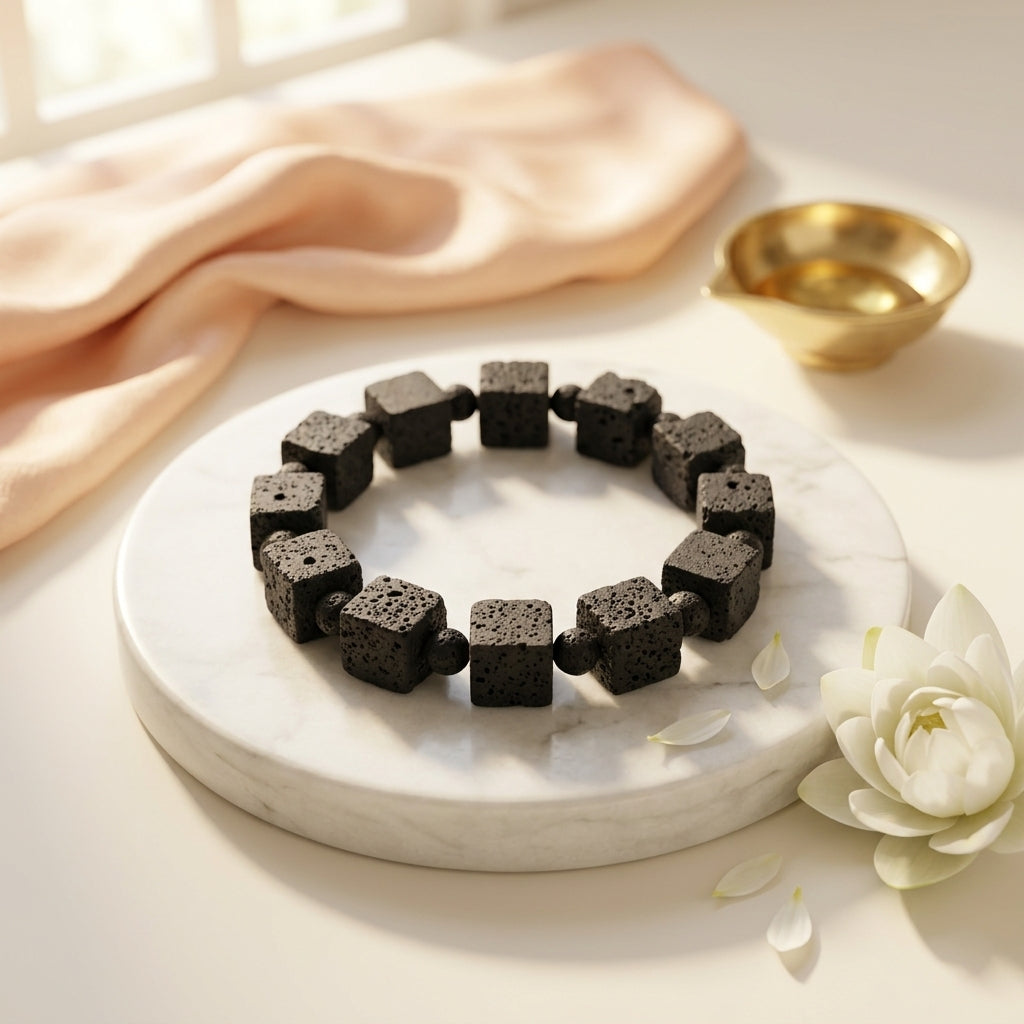 Lava Cube Bracelet