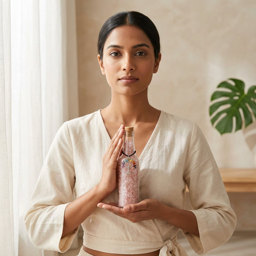 Divine Love Energy Crystal Bottle