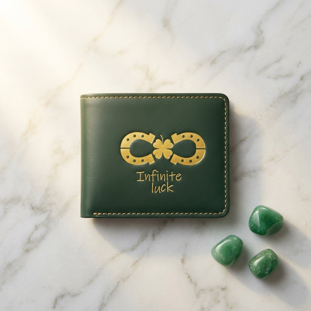 Infinite Luck Purse for Men β Carry Wealth. Attract Success. Never Stop Winning.