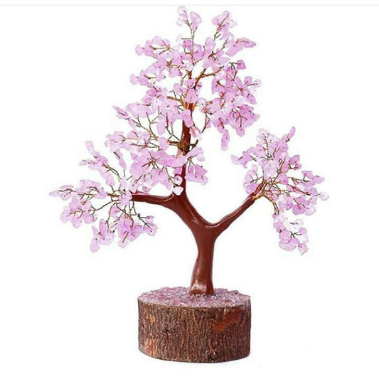 Rose Quartz Crystal Tree – 300 Beads - GOOD HABITSS