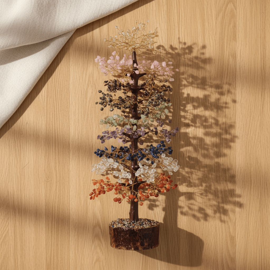 Seven Chakra Crystal Tree – 2000 Beads - GOOD HABITSS