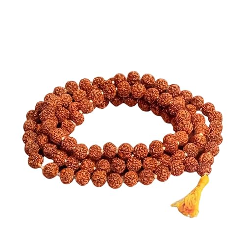 5 Mukhi Rudraksha Mala 10mm - GOOD HABITSS