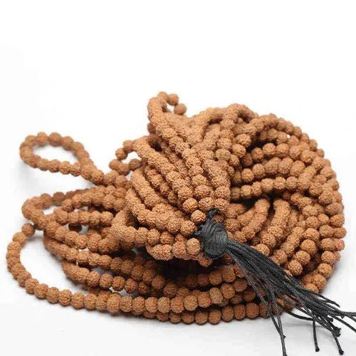 5mm to 10mm Beads Rudraksha Mala - GOOD HABITSS