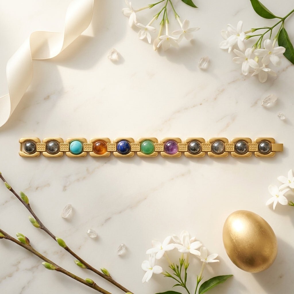 7 Chakra Metal Bracelet - GOOD HABITSS
