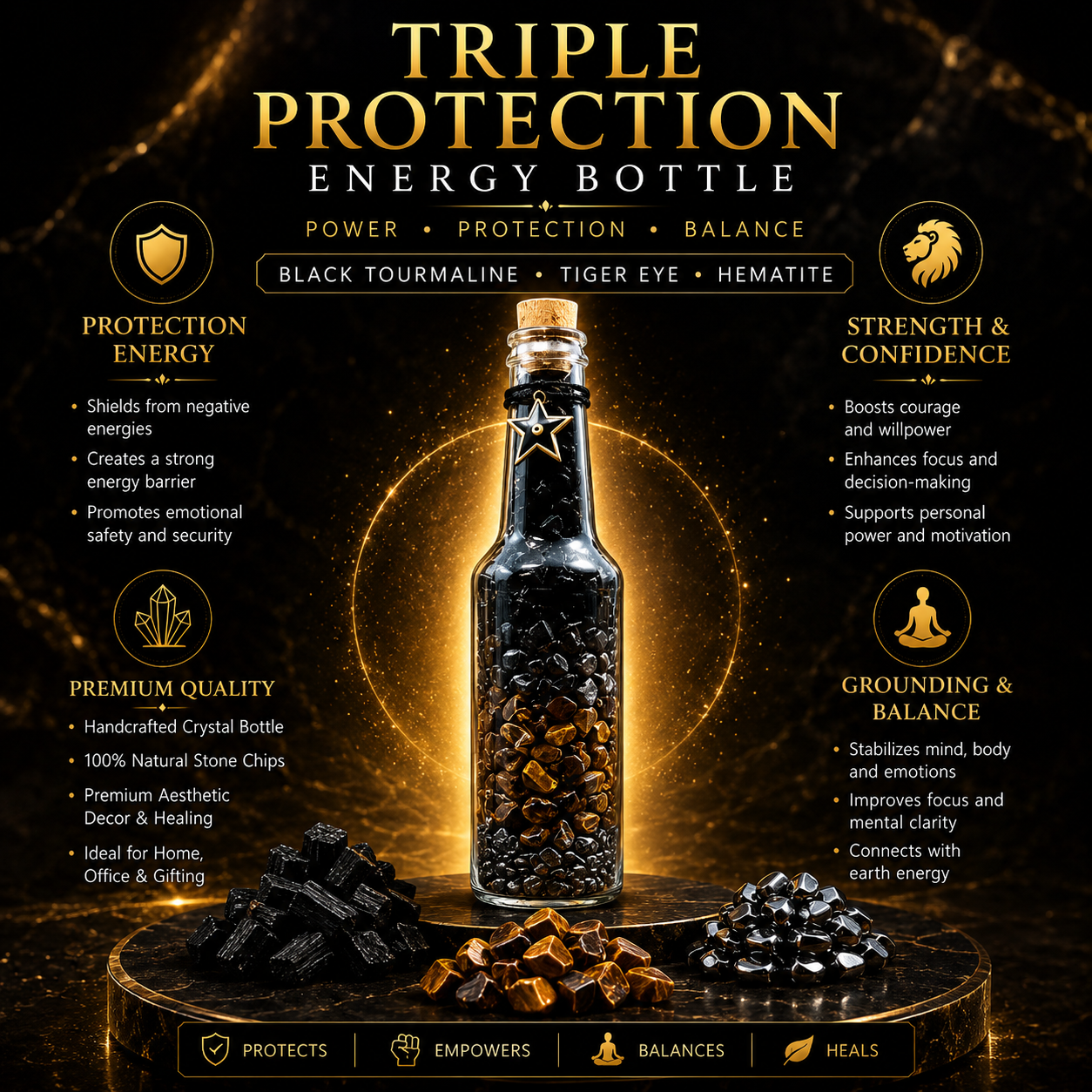 Triple Protection Energy Bottle