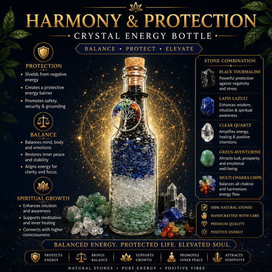 Harmony Protection Crystal Energy Bottle