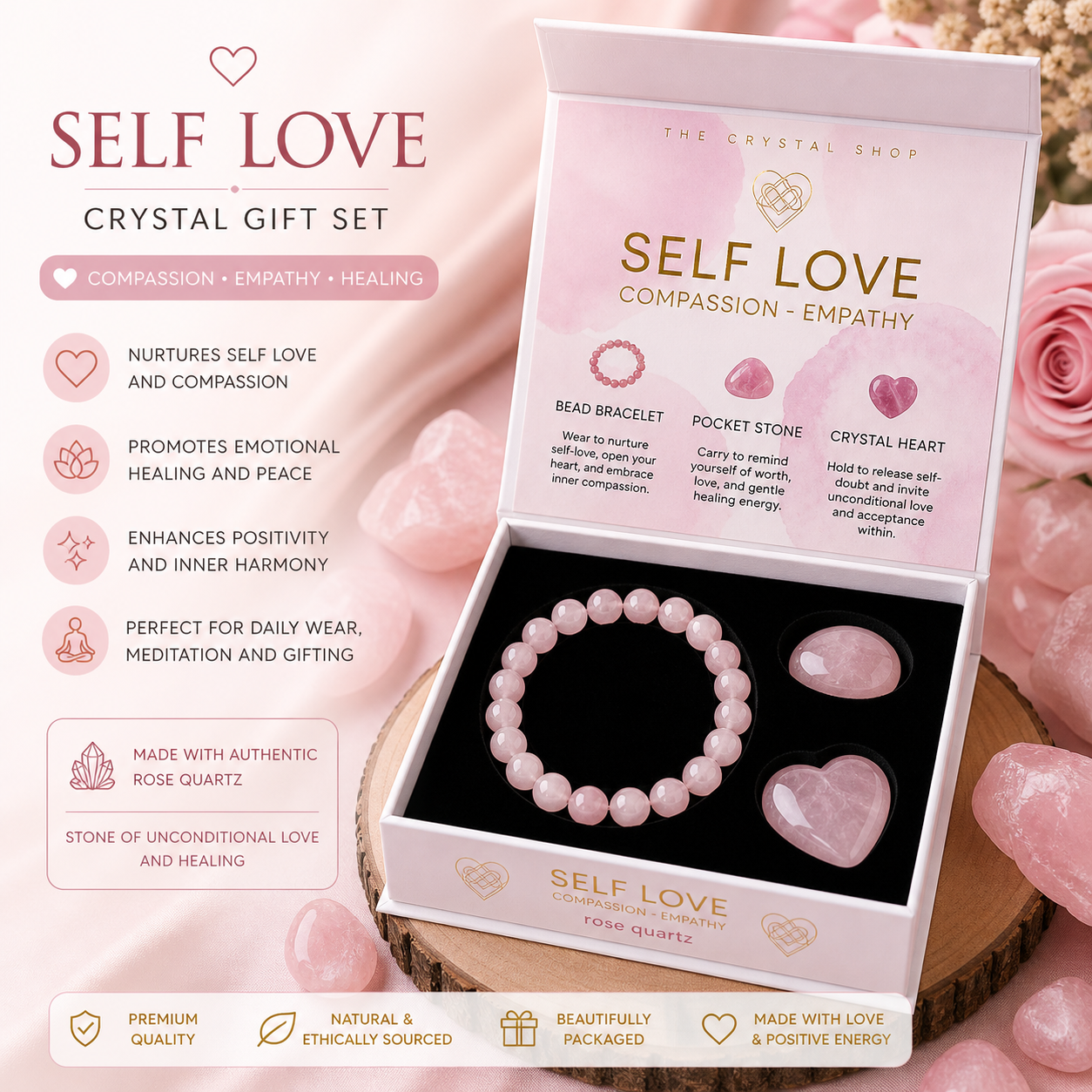 Love Rose Quartz Healing