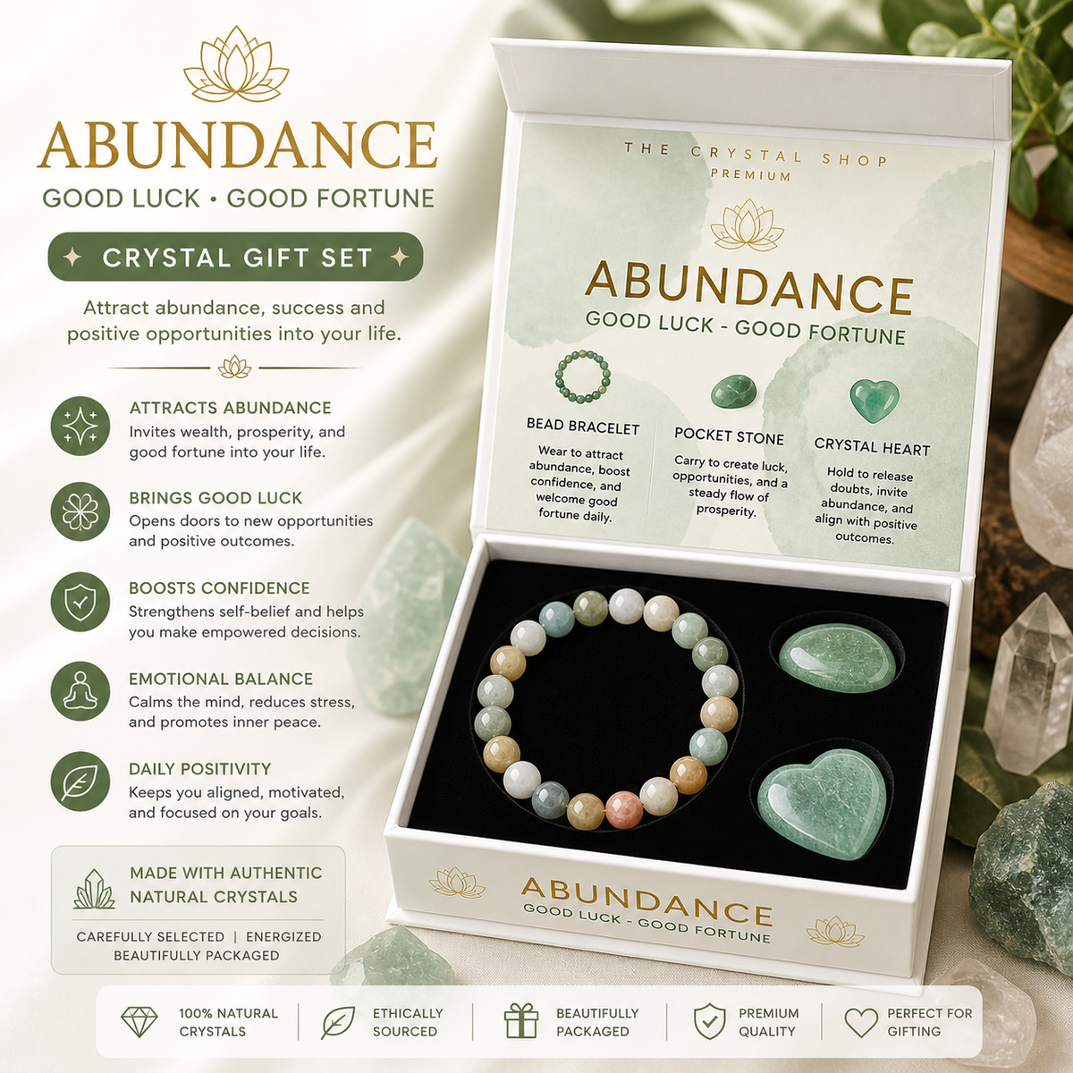 Multi-Crystal Décor – Natural Gemstone Display – Good Habiitss