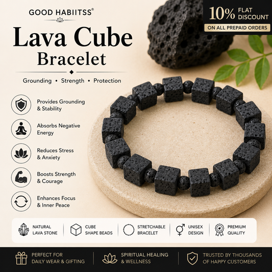 Lava Cube Bracelet