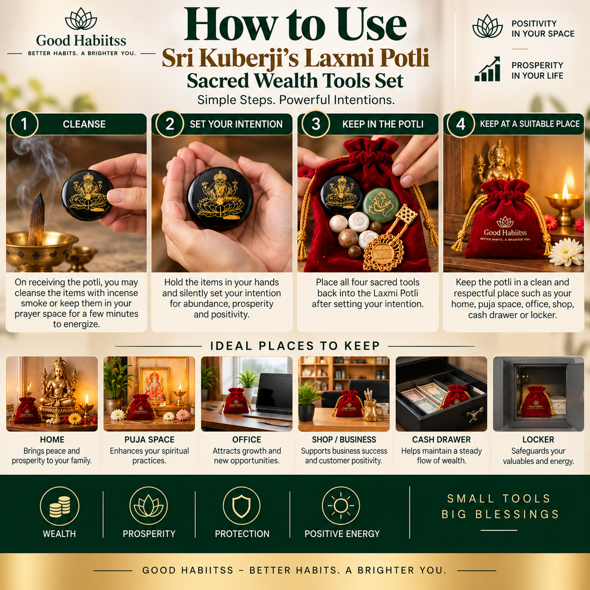 Sri Kuber Wealth & Abundance Symbolic Gift Kit – Good Habiitss