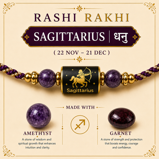 Sagittarius Rashi Rakhi | Amethyst