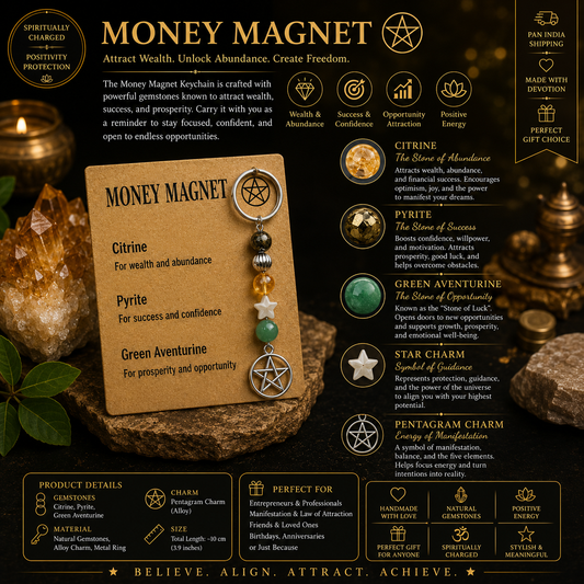 Money Magnet Keychain