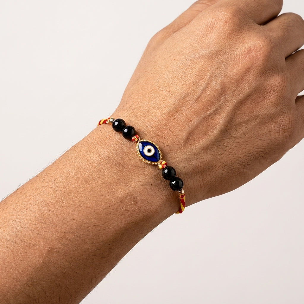 Nazar Suraksha Rakhi – Evil Eye-Inspired Raksha Bandhan Gift – Good Habiitss