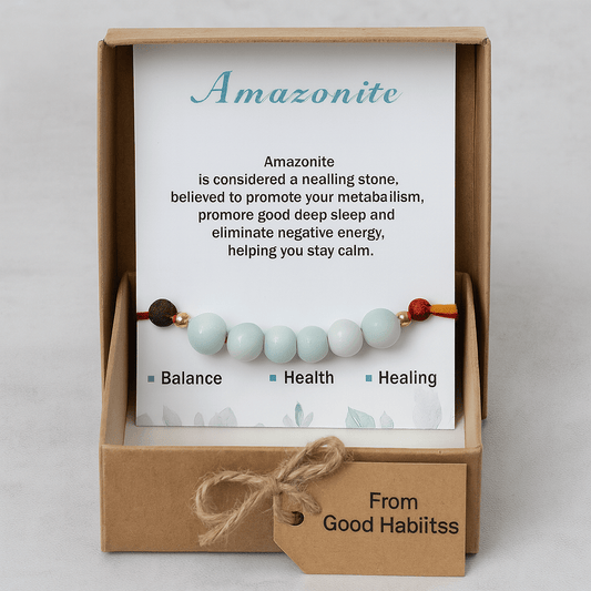 Amazonite Healing Rakhi - GOOD HABITSS
