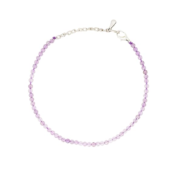 Amethyst Anklet - GOOD HABITSS