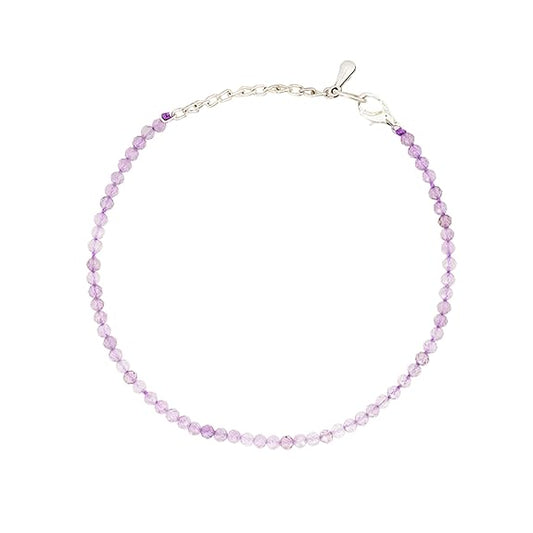 Amethyst Anklet - GOOD HABITSS