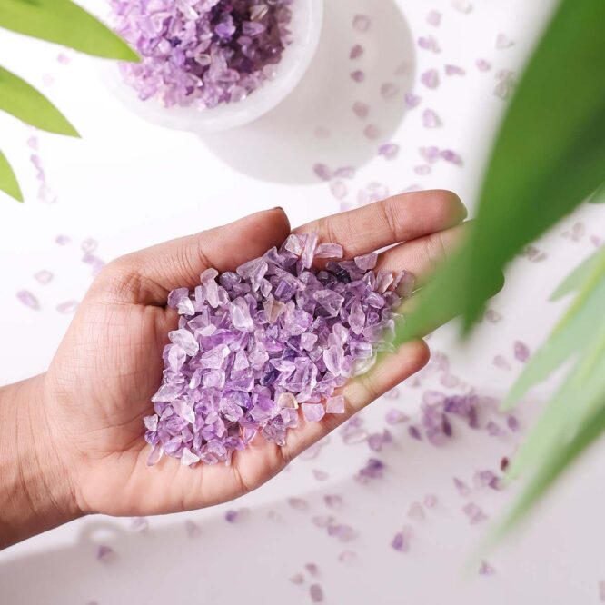 Amethyst Chips Stone - GOOD HABITSS