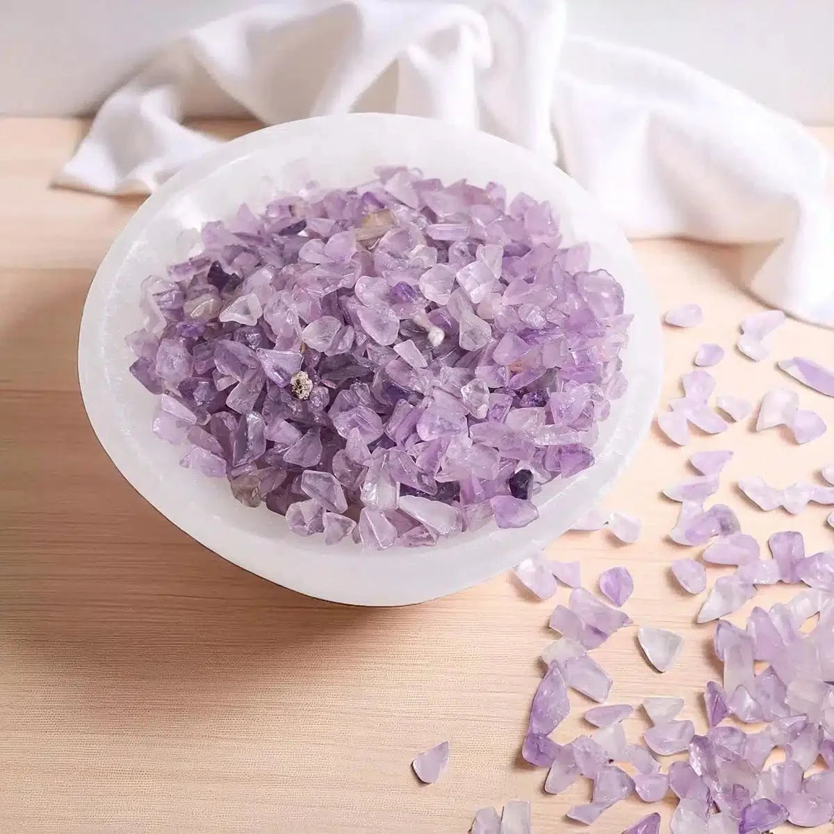 Amethyst Chips Stone - GOOD HABITSS