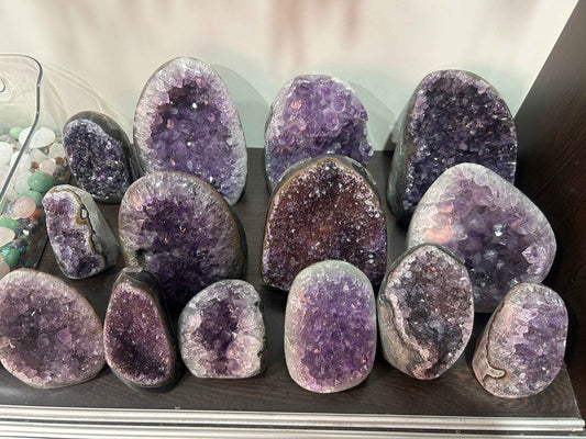 Amethyst Geodes Cluster - GOOD HABITSS