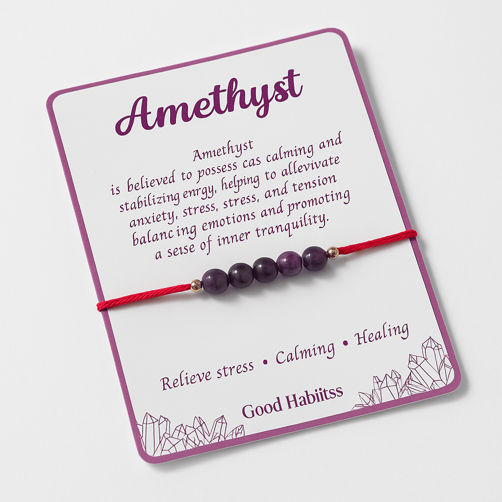 Amethyst Healing Rakhi - GOOD HABITSS