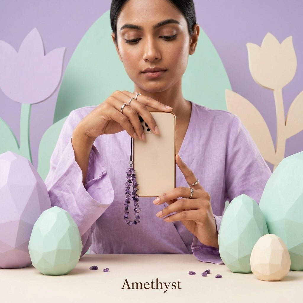 Amethyst Spiritual Phone Loop - GOOD HABITSS