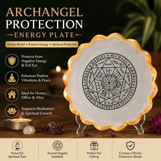 Archangel Protection Energy Selenite Bowl - GOOD HABITSS