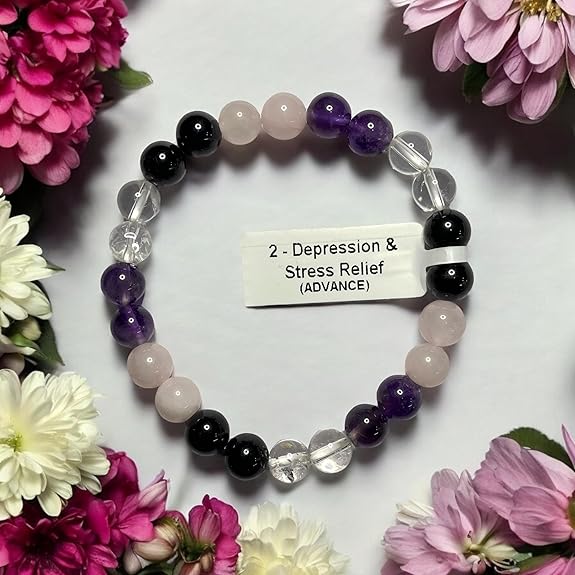 Depression Healing Bracelet (8 MM) - GOOD HABITSS