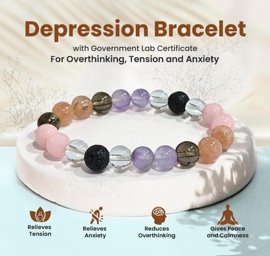 Depression Healing Bracelet (8 MM) - GOOD HABITSS