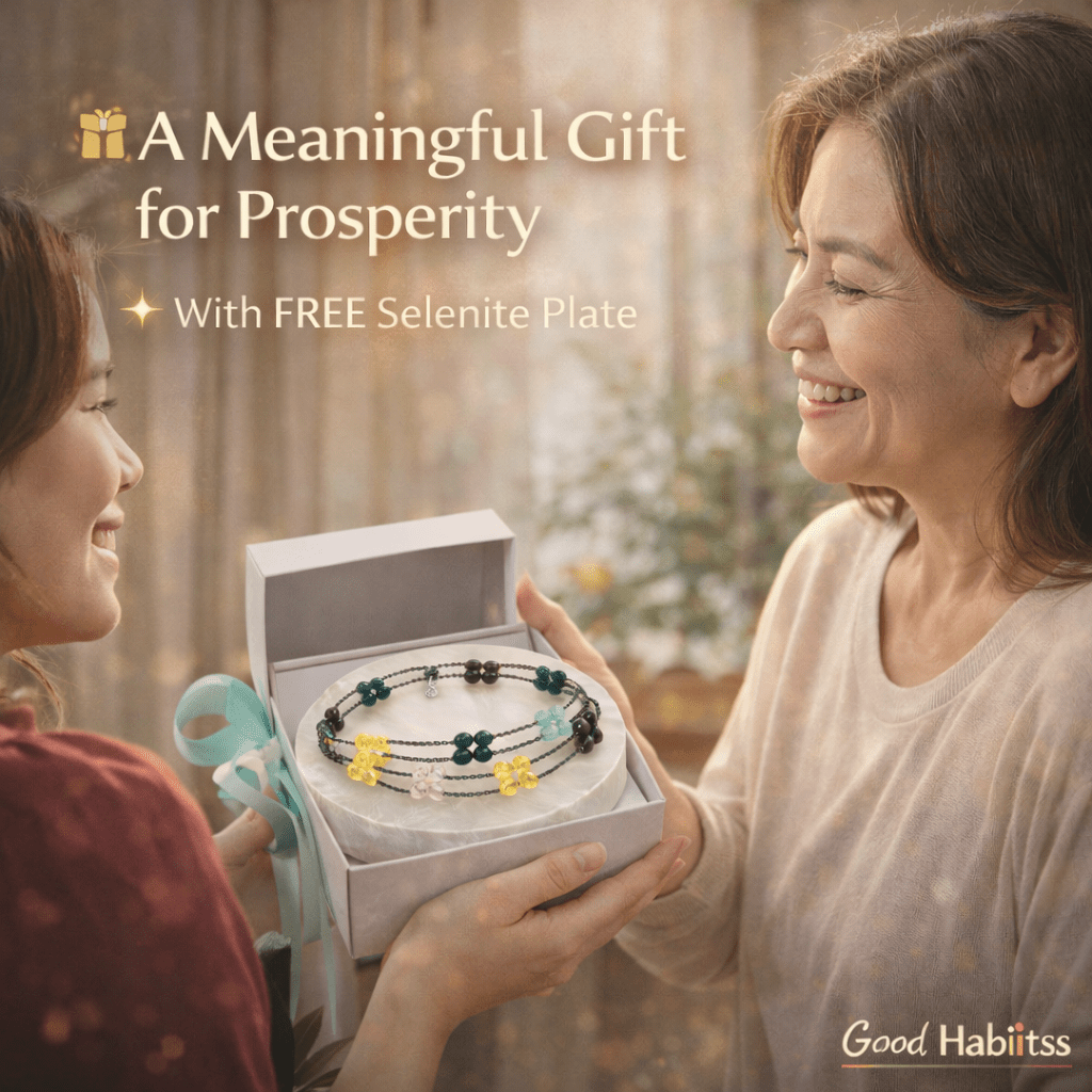 Dhan Yog Bracelet for Women + FREE Selenite Plate - GOOD HABITSS