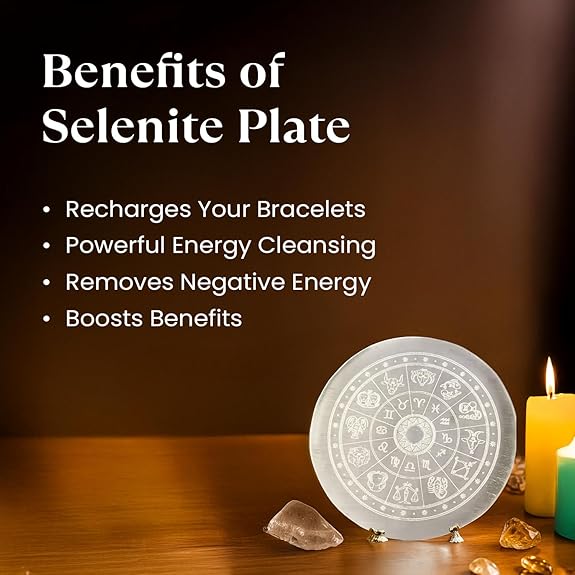 Dhan Yog Bracelet I FREE Selenite Charging Plate I Certificate of Authenticity - GOOD HABITSS