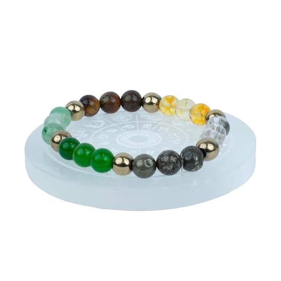 Dhan Yog Bracelet I FREE Selenite Charging Plate I Certificate of Authenticity - GOOD HABITSS