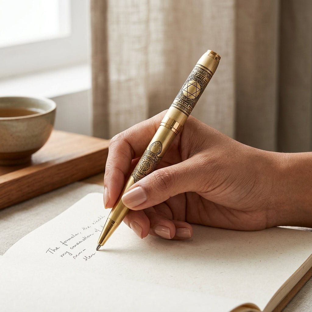 Divine Symbol Engraved Pen - GOOD HABITSS