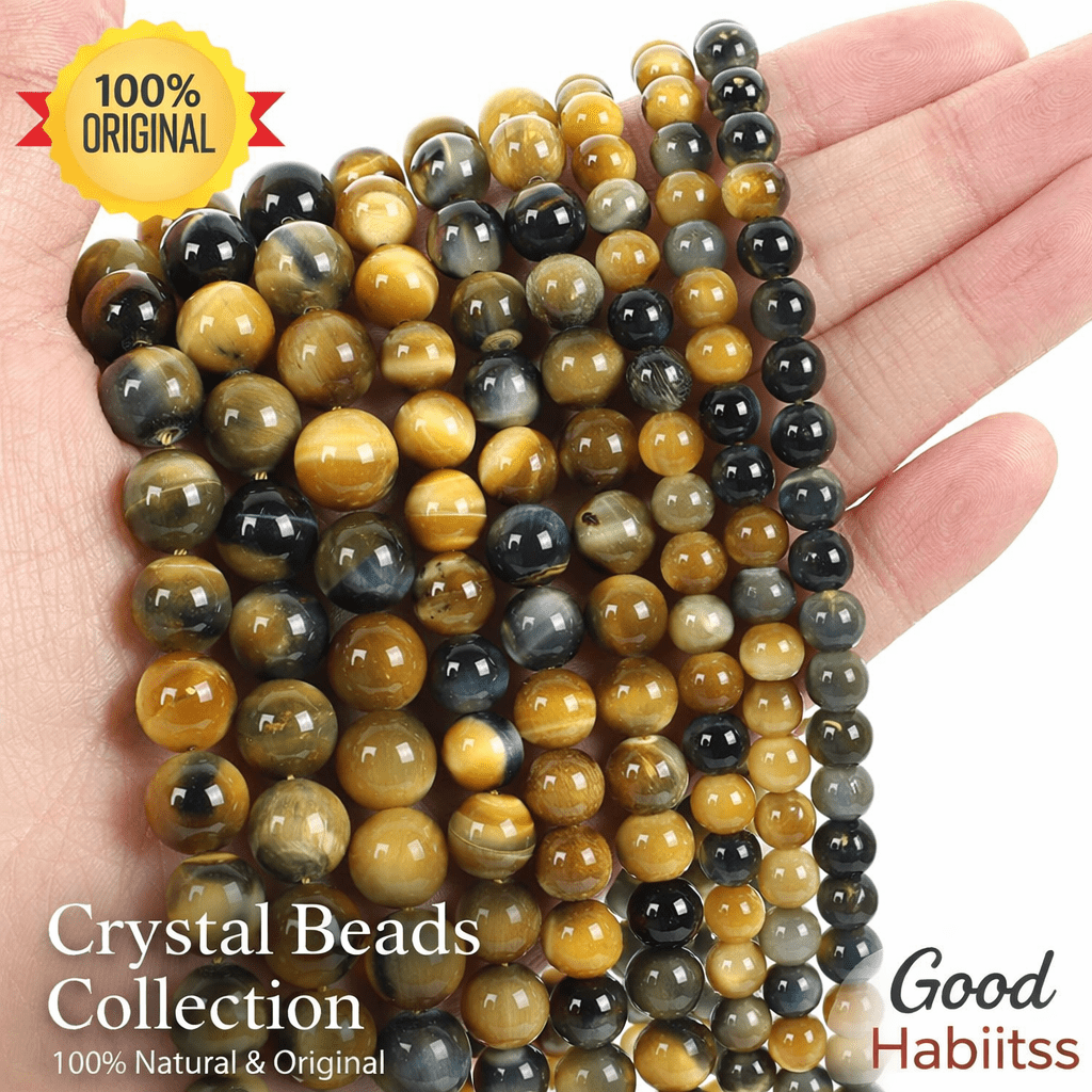 Golden Blue Tiger Eye String - GOOD HABITSS