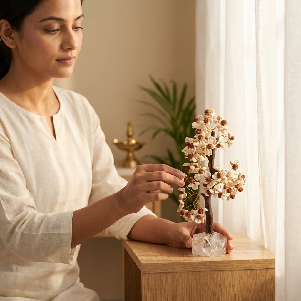 Gomti Chakra with Rudraksha Tree - GOOD HABITSS