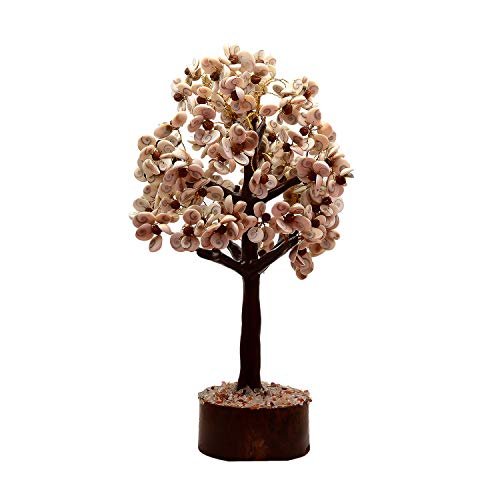 Good Habitss Stone and Rudraksha Gomti Chakra Tree with Rudraksha Beads - GOOD HABITSS