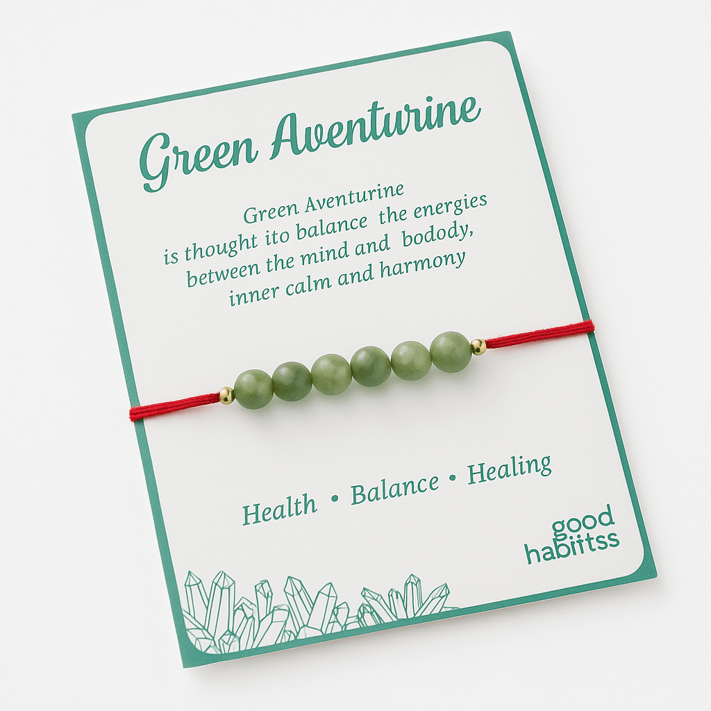 Green Aventurine Healing Rakhi - GOOD HABITSS
