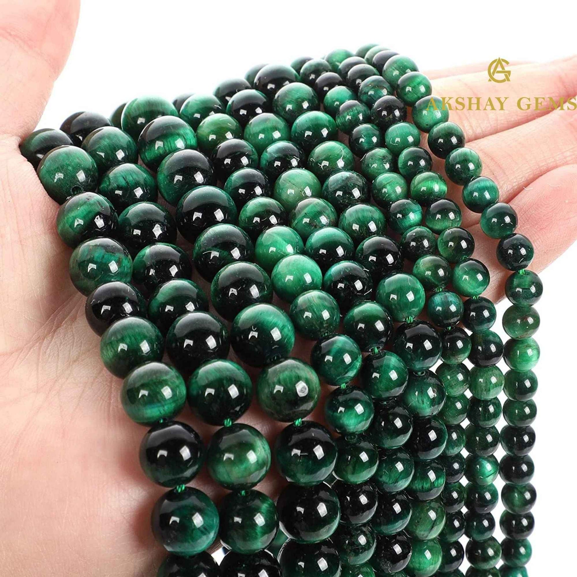Green Tiger Eye String - GOOD HABITSS
