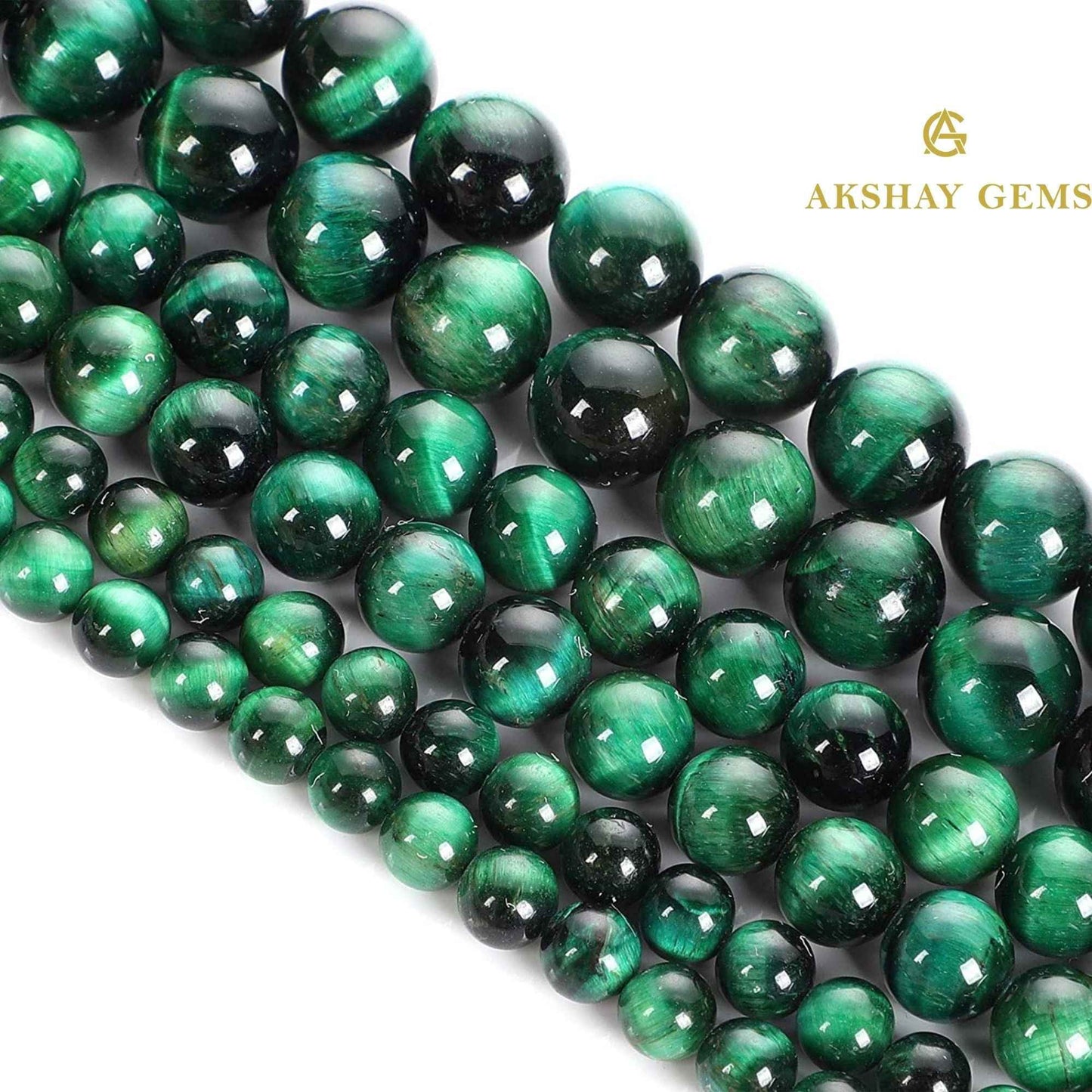 Green Tiger Eye String - GOOD HABITSS