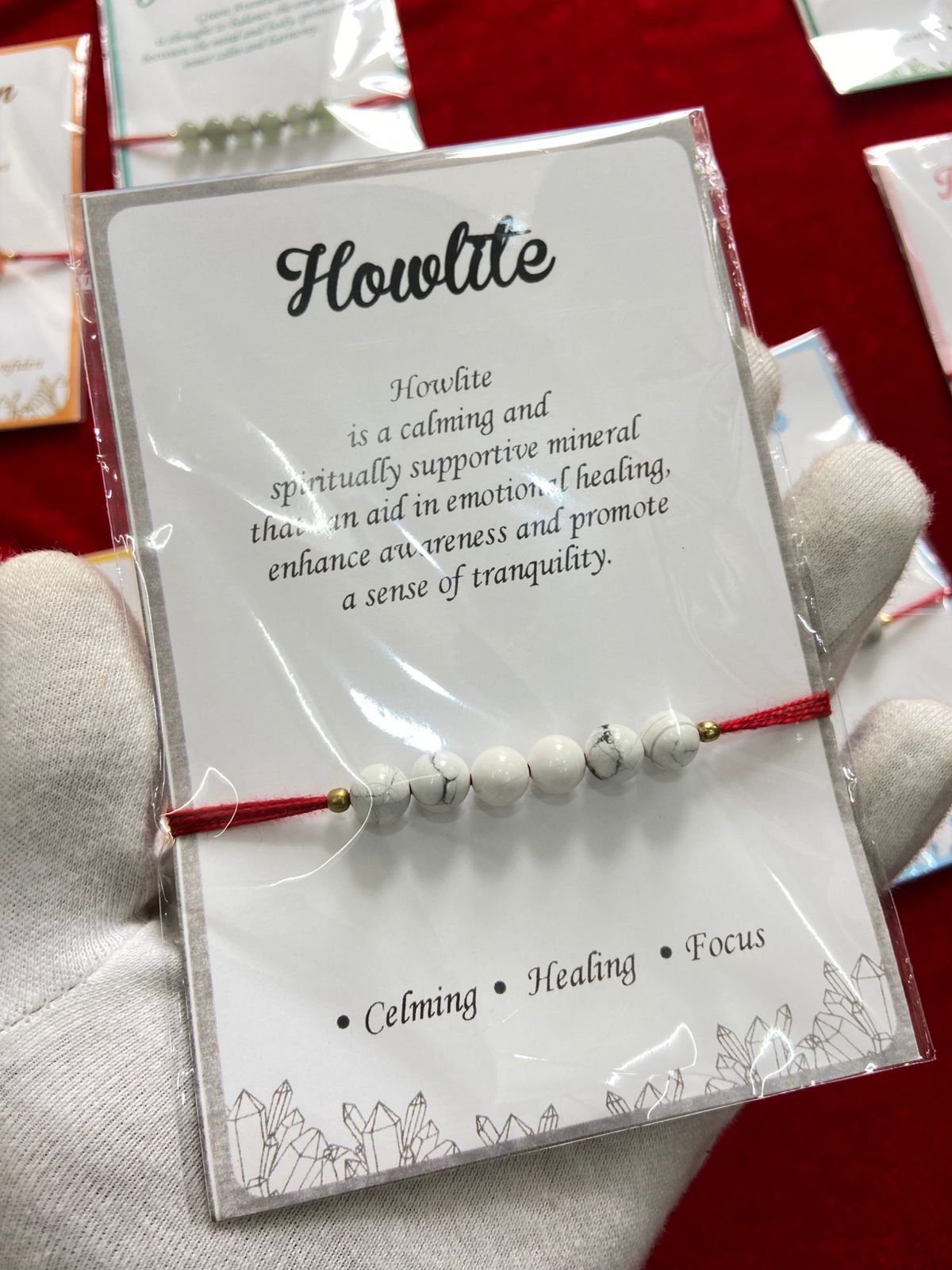 Howlite Healing Rakhi - GOOD HABITSS