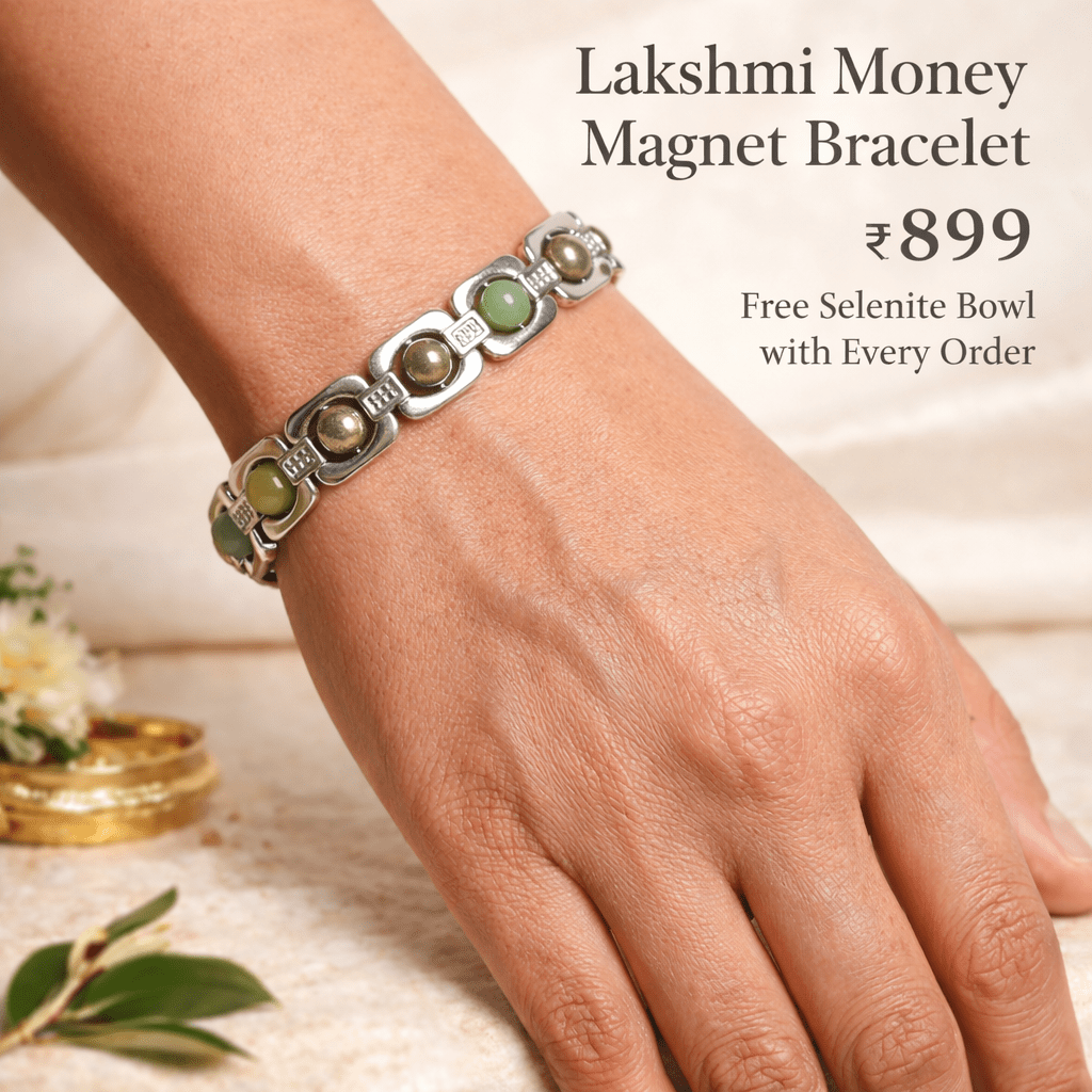 Lakshmi Money Magnet Bracelet + Free selenite Bowl - GOOD HABITSS