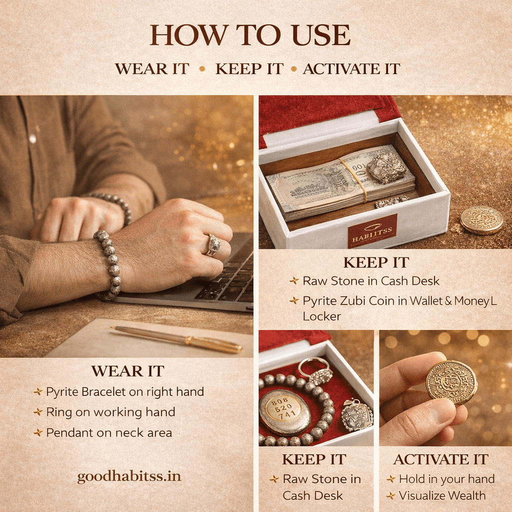 Maha Pyrite Dhan Sampurn Combo - GOOD HABITSS