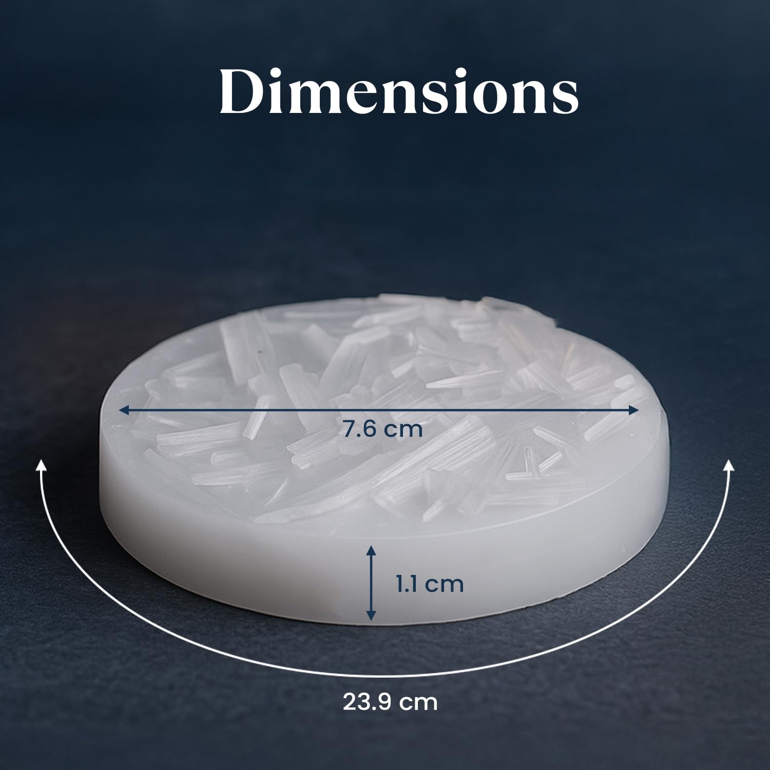 Moroccan Selenite Plate - GOOD HABITSS