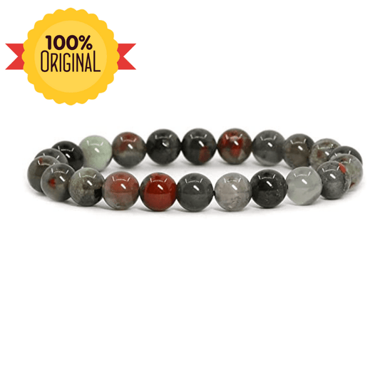 Natural African Bloodstone Bracelet - GOOD HABITSS