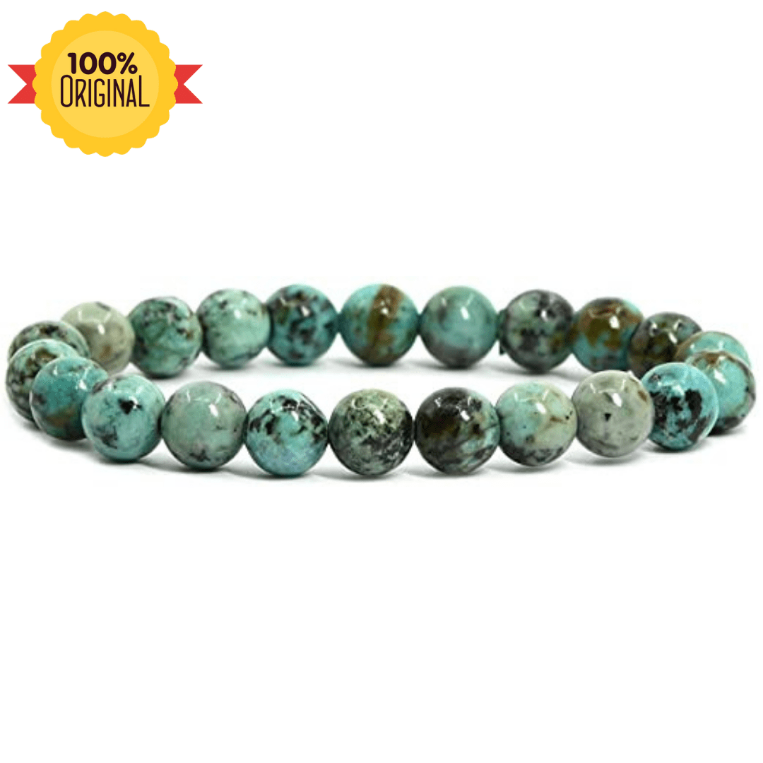 Natural African Turquoise Bracelet - GOOD HABITSS