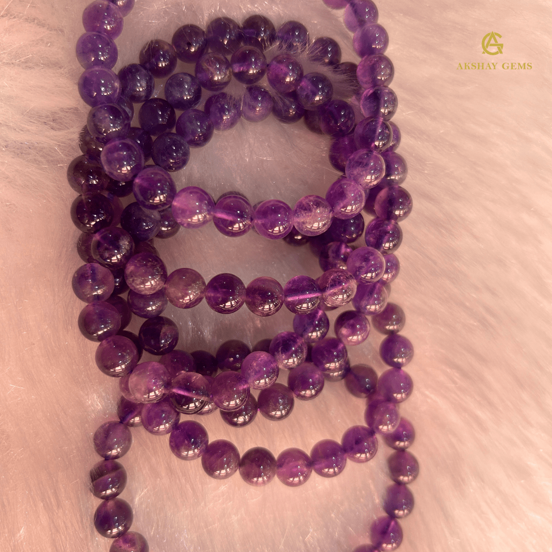 Natural Amethyst Bracelet - GOOD HABITSS