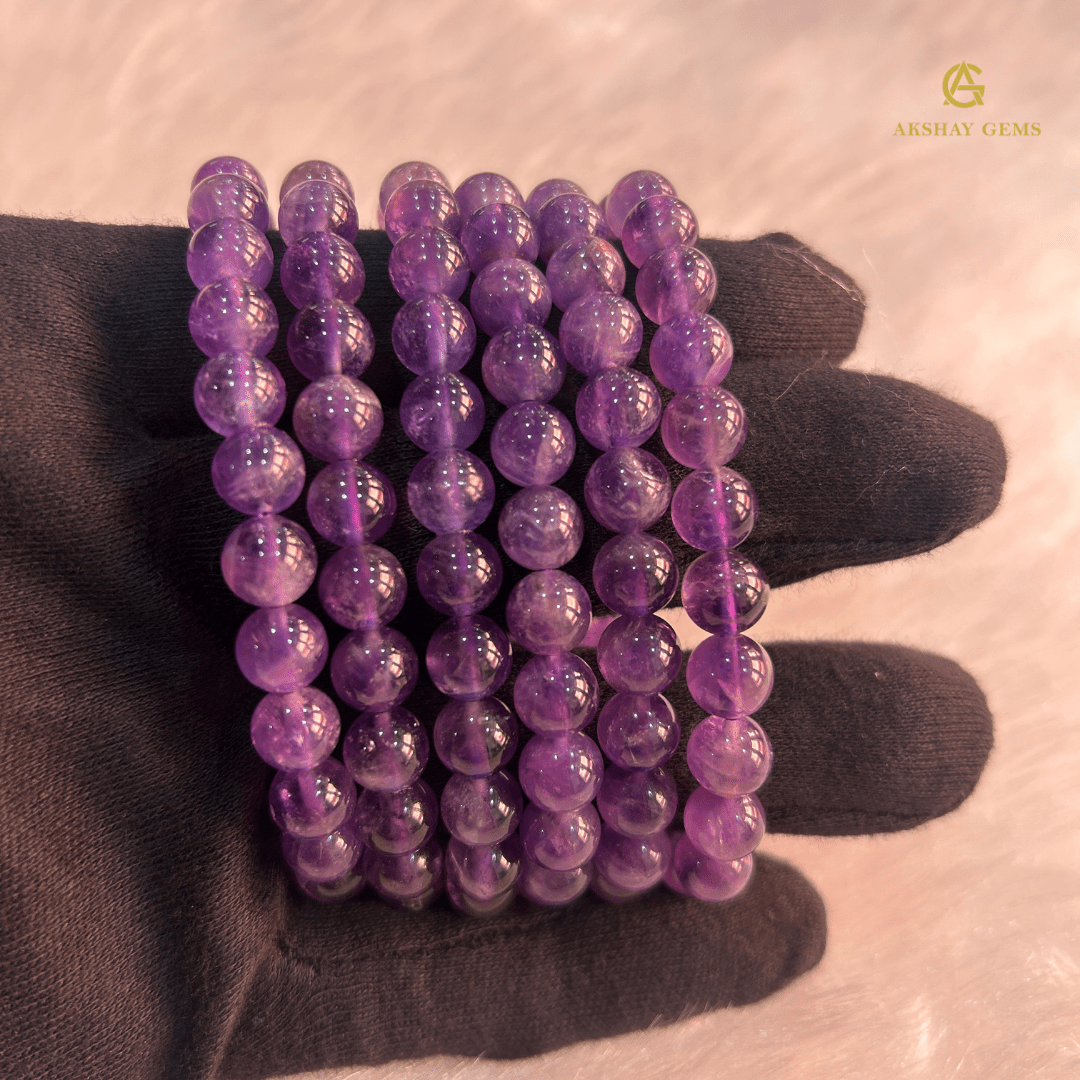 Natural Amethyst Bracelet - GOOD HABITSS