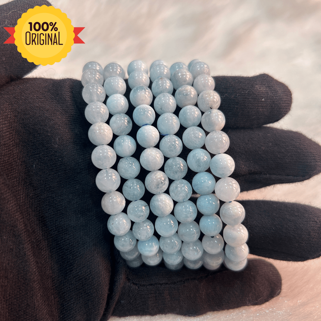 Natural Aquamarine Bracelet - GOOD HABITSS